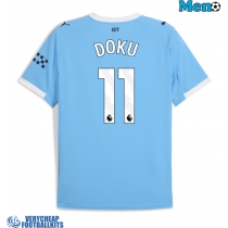 Manchester City Jeremy Doku #11 Replica Home Shirt 2025-26 Short Sleeve